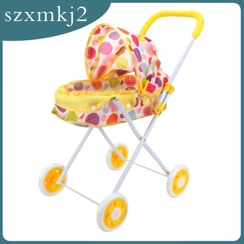 Lovely Baby Doll Pushchair with Hood Foldable Baby Doll Trolley