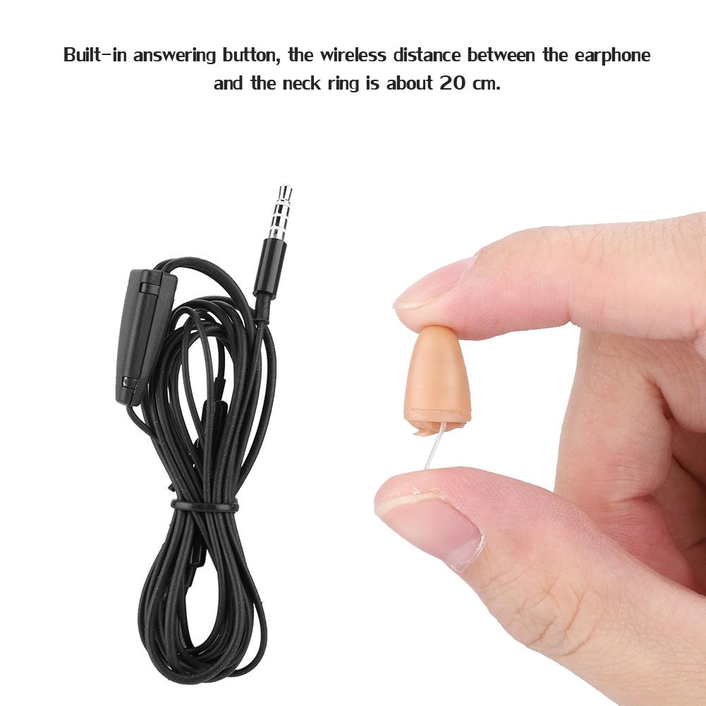 Mini Concealed Spy Earphone Wireless Earpiece Headset for Mobile Phone