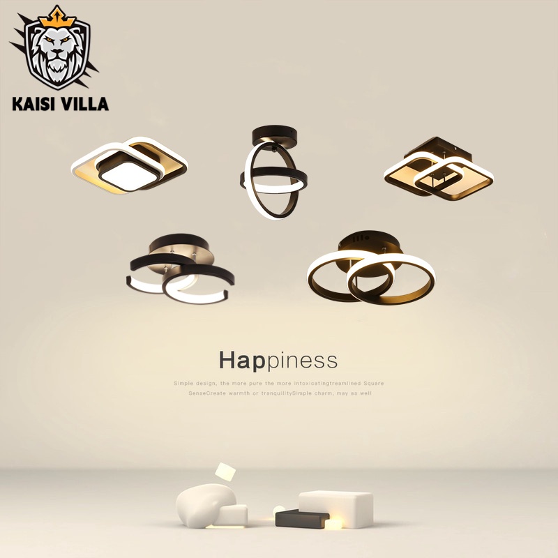 Nordic Modern Center ceiling Light Tricolor Corridor Light Aisle light ...