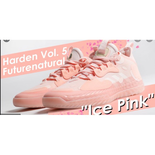 Men's adidas Harden Vol. 5 Icy Pink Basketball Shoes | Shopee