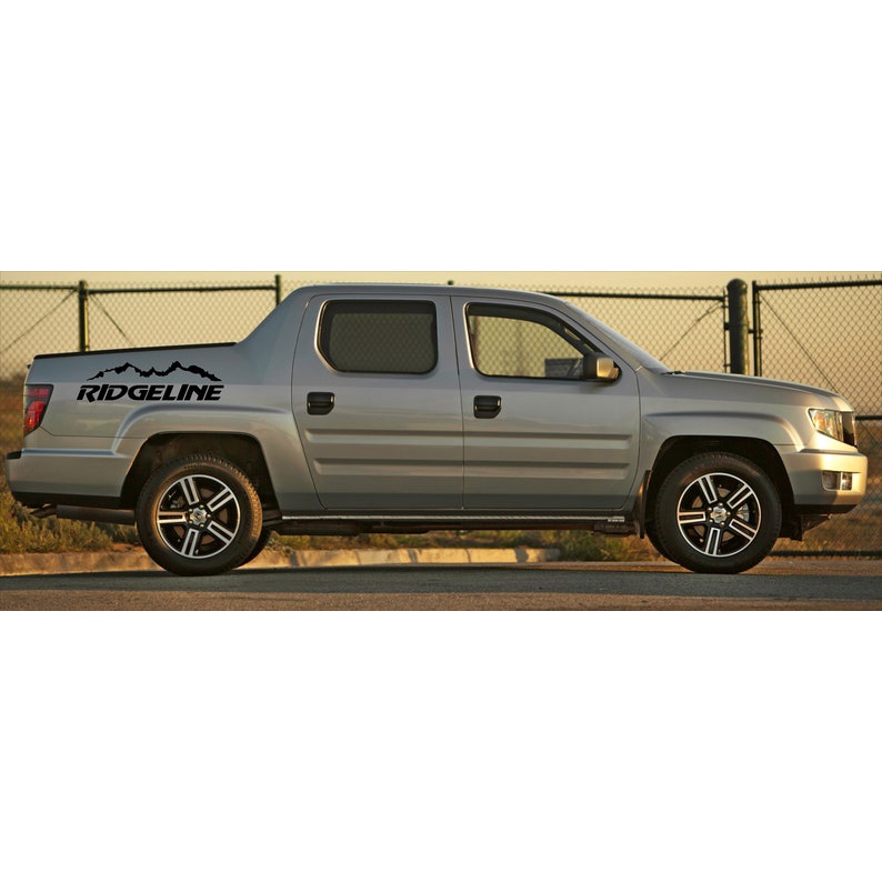 Honda Ridgeline 2pcs Side Stripe Body Decal Vinyl Graphics Sticker Logo