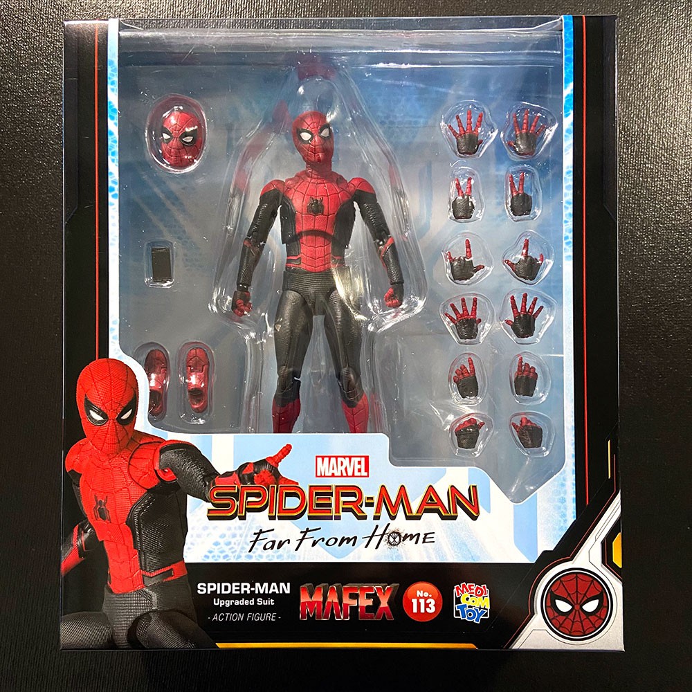 Spider man far from deals home mafex