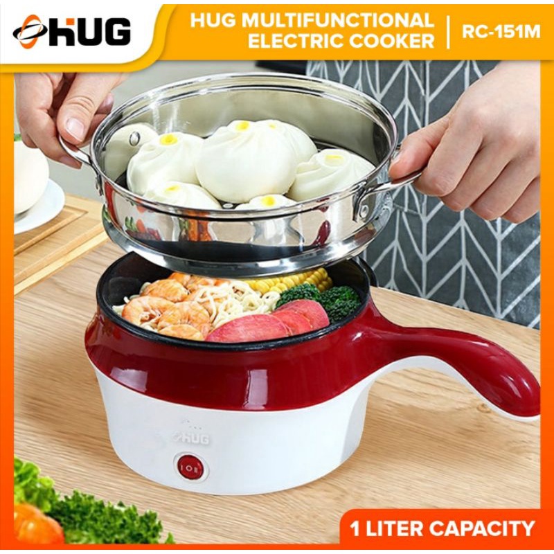 Hug Multifunction Nonstick Electric Streamer Rice Cooker Frying Pan ...