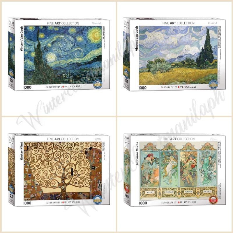 Eurographics 1000 pieces Jigsaw Puzzle Fine Art Collection Shopee