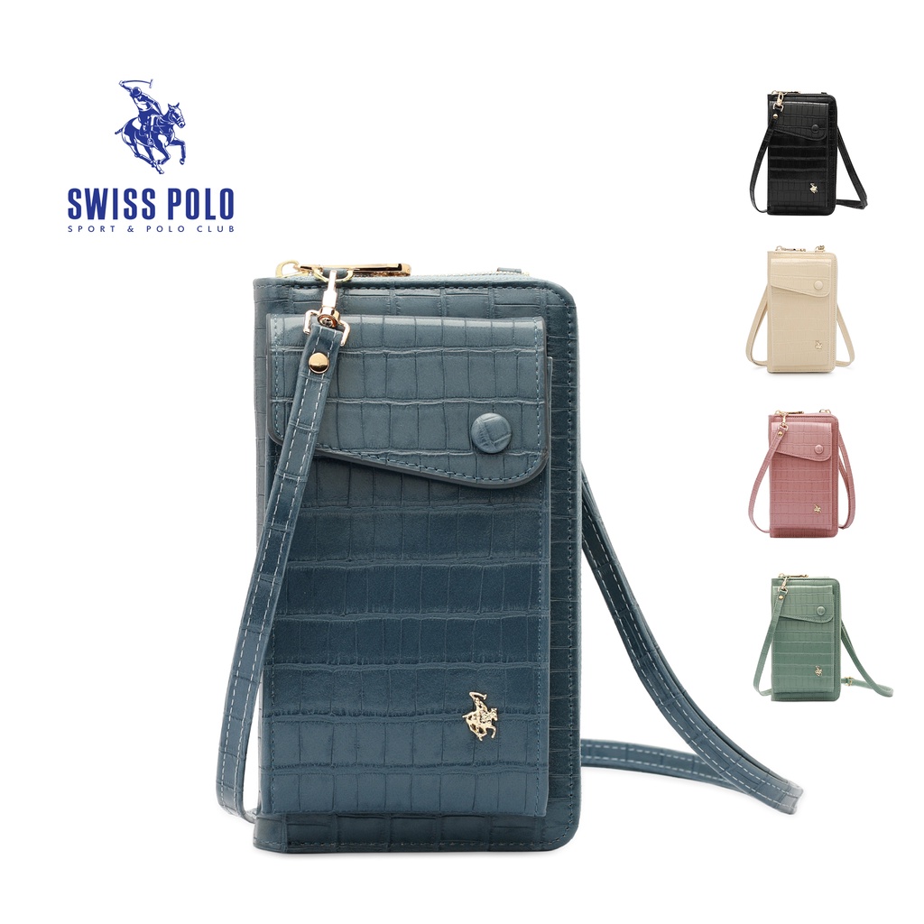 Swiss polo best sale textured sling bag