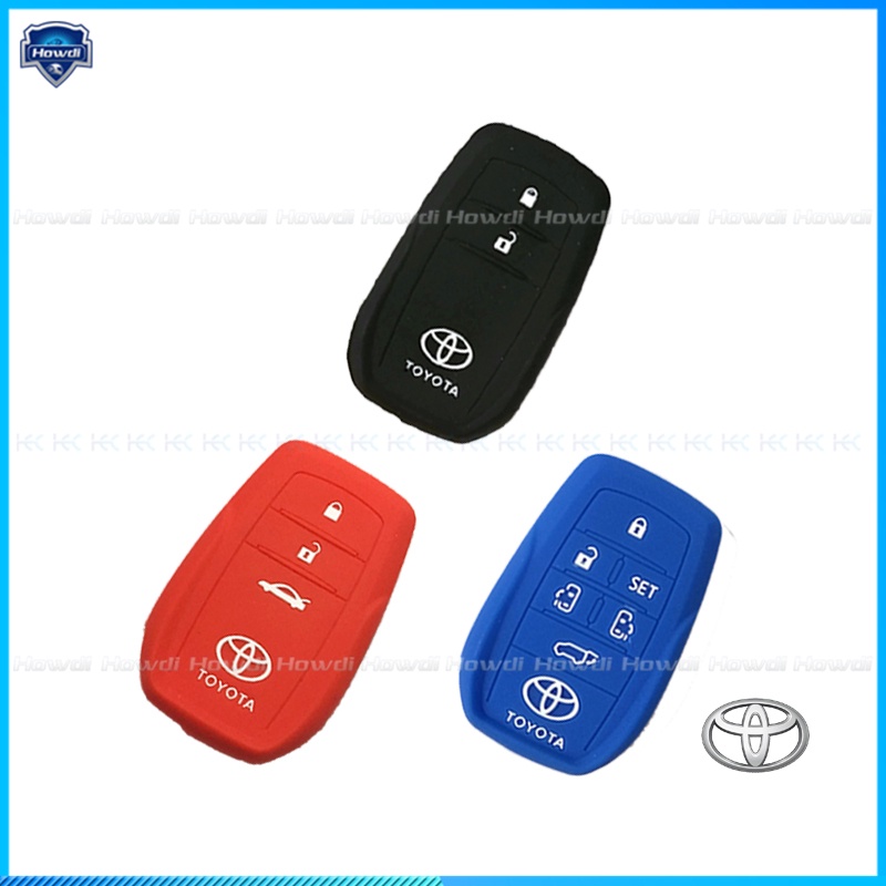 Silicone key cover for Toyota Hilux Revo Innova Camry Fortuner | Shopee ...