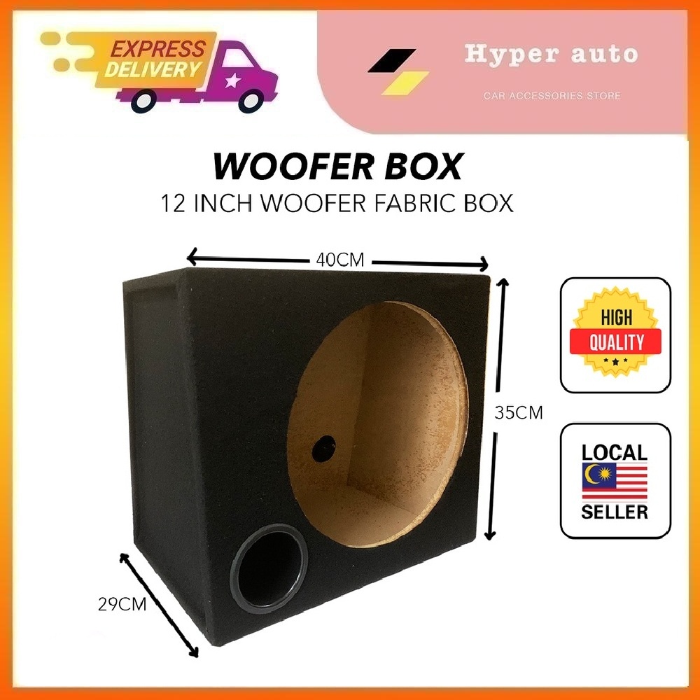 car rear subwoofer box woofer box holder 12 inch sub woofer speaker box