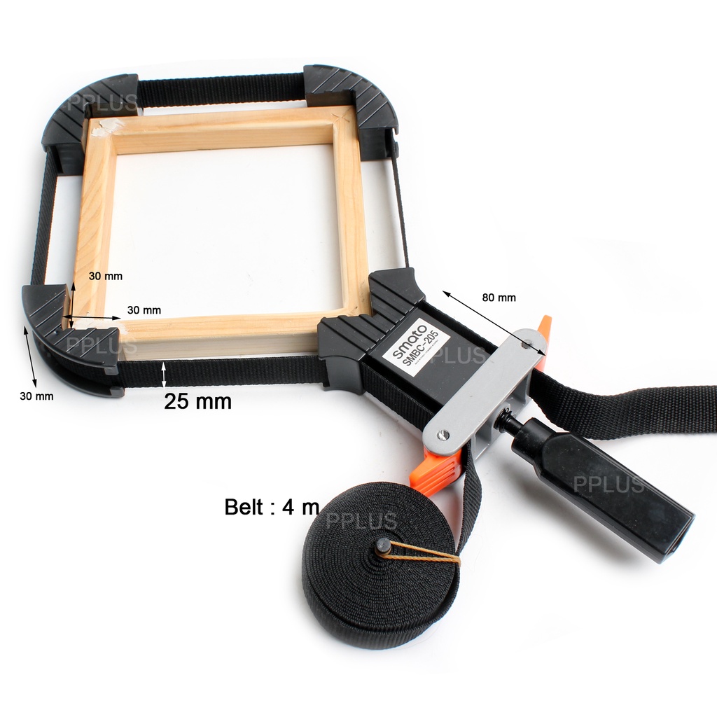 Multi-function Adjustable Corner Clamp Band Strap 4 Jaws Picture Frame Holder Wo