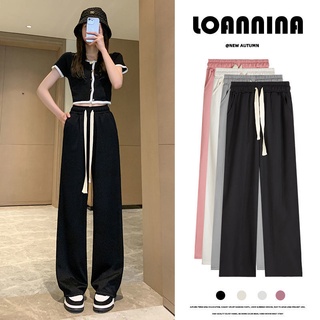 Summer Women's Suit Pants 2022 Sexy Straight Trousers Womens Fluid Black  Ice Silk High Waist Korean Style Fashion Elegant Casual - China Trousers  and Pants price