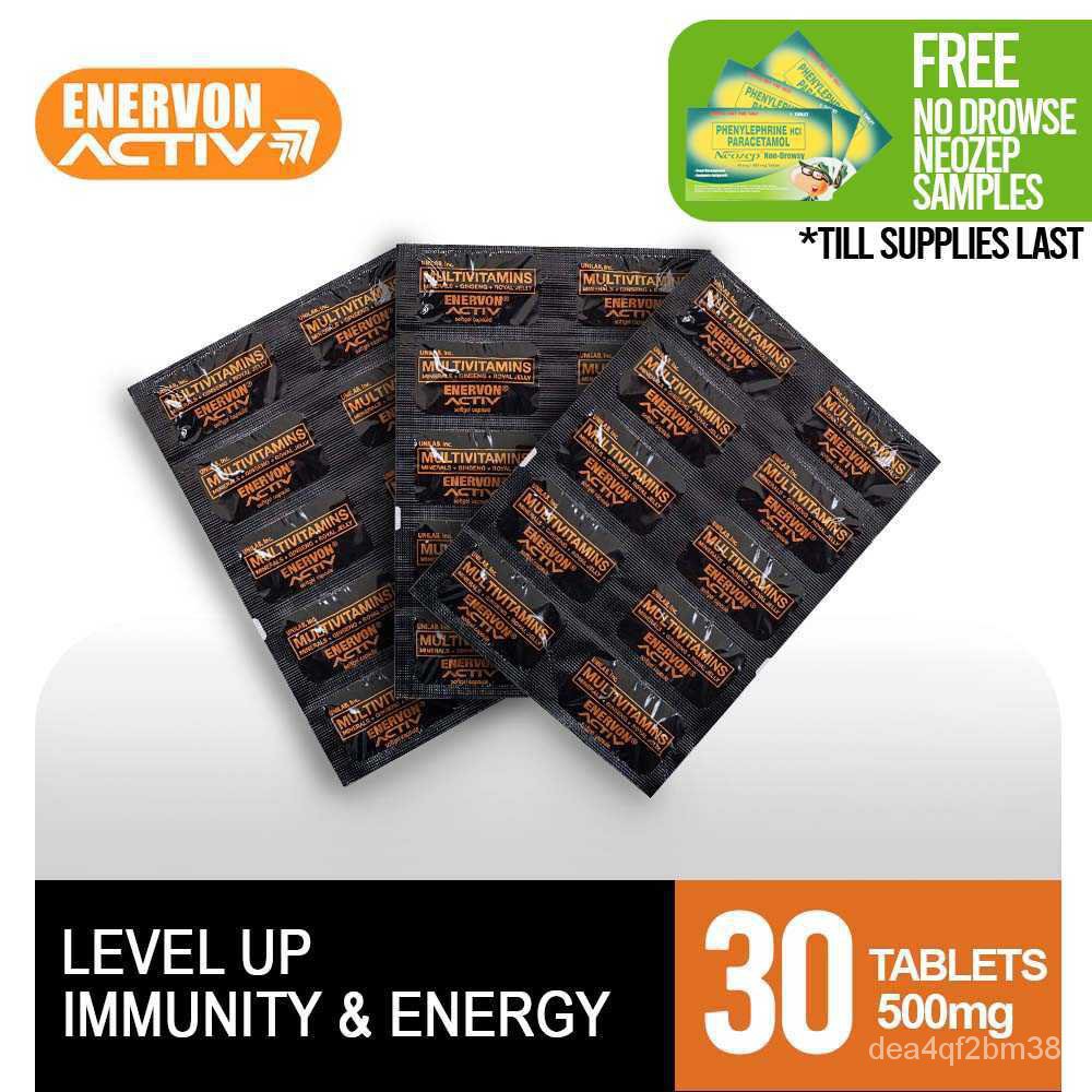 Enervon Activ 30 Tablets Multivitamins (For LeveledUp Energy, Immunity