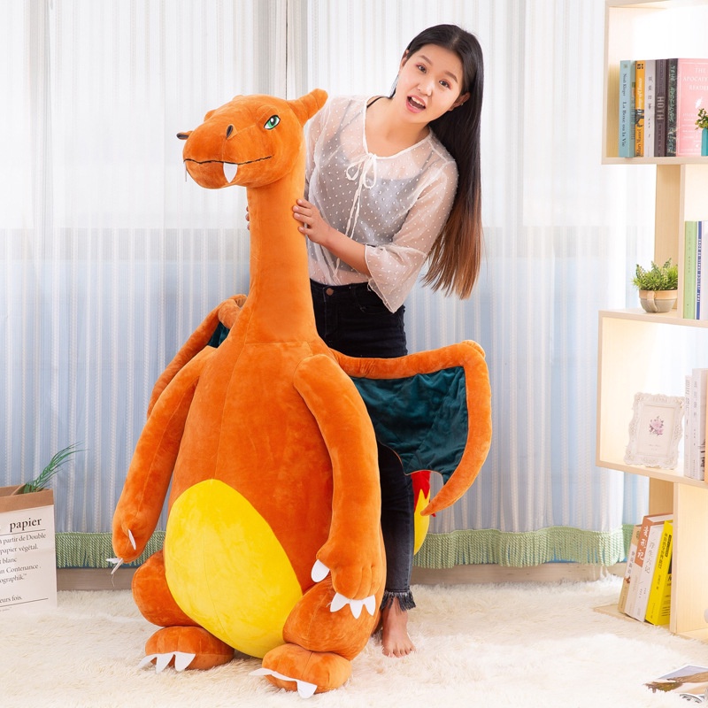 Big Size Charizard Plush Toys Charmander Large Size Pikachu Pokemon ...