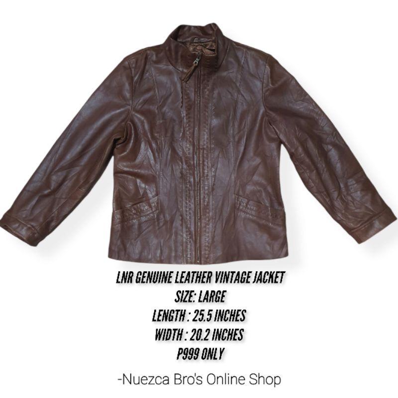 Lnr hot sale leather jacket