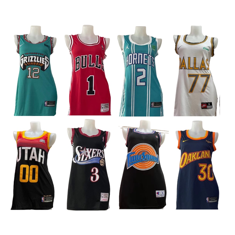 WOMEN S SPORTY JERSEY DRESS NBA HIGH QUALITY