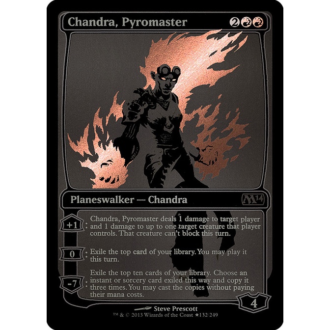 Metal Card - Magic Cards (MTG) - Chandra, Pyromaster | San Diego Comic ...
