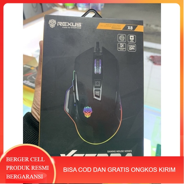 Rexus Xierra X8 Gaming Mouse | Shopee Philippines