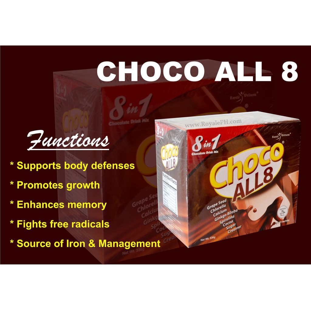 Royale Choco All8 Drink Mix Supplement | Shopee Philippines