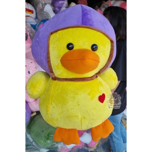 Duck Doll Sleeping Fat Butter Wearing A Soft Helmet 6 Colors | Shopee ...