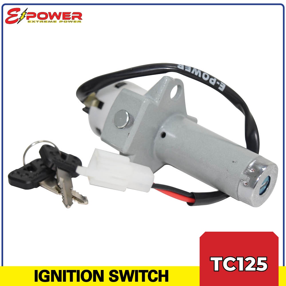 Rusi TC125 E-Power Ignition Switch / Main Switch & Key Set | Shopee ...