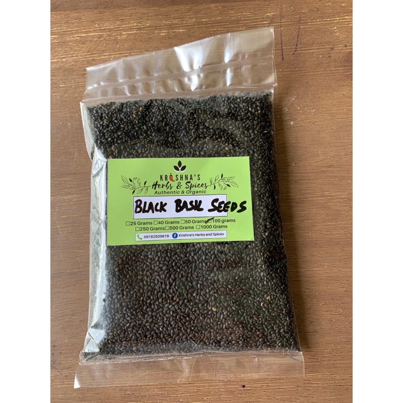 authentic black basil seeds 100grams Shopee Philippines