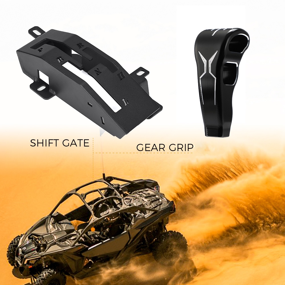 KEMIMOTO UTV Iron Shift Box Shifter Gate For Can am Can-am Canam ...