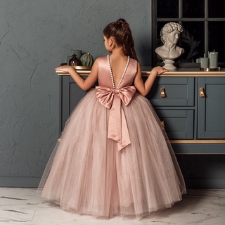 ZH01 4-14 Years Flower Girl Dress for Teenage Girls Long Dress for Children  Lace Colors: - Wedding Gown Supplier in the Philippines,Hongkong,  Thailand, Indonesia