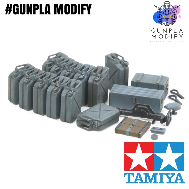 Tamiya 35315 1:35 Scale Military Jerry Can Set – Model Scenery & Buildings Kit
