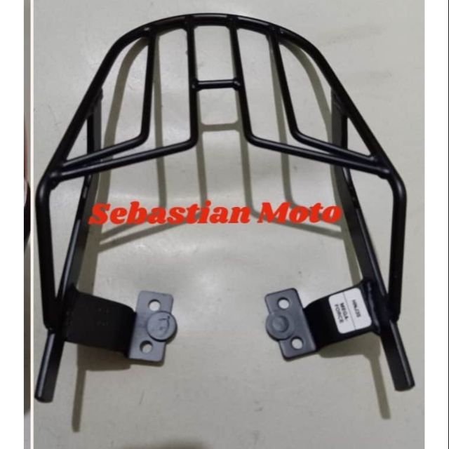 Motorcycle top box brackets clearance
