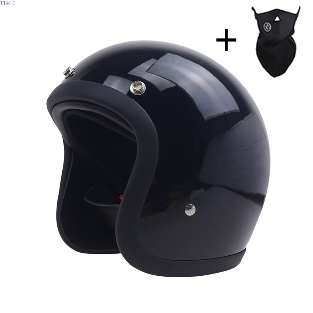 TT&CO 500tx Japanese Motorcycle Jet Helmets Vintage Glass Fibre Open ...