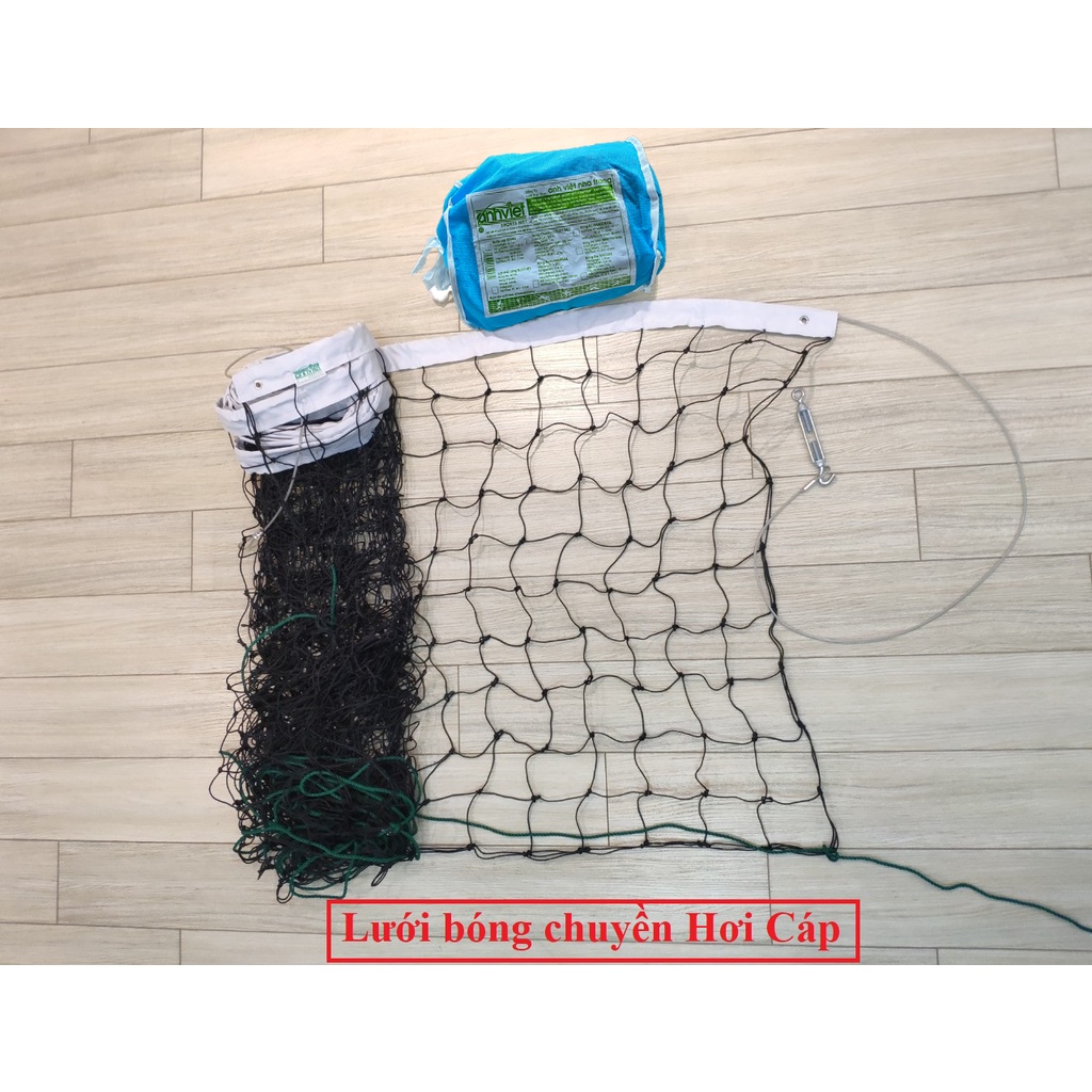 Anh Viet brand monofilament cable air volleyball net (including covered ...