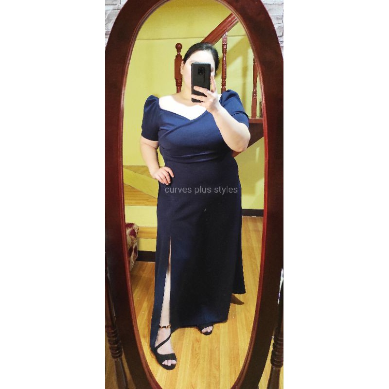 Plus size shop filipiniana dress