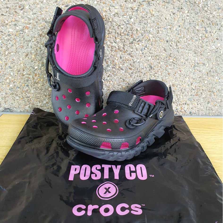 ONHAND Authentic 213. Crocs x Post Malone Collaboration Color Black Posty Co Shopee Philippines