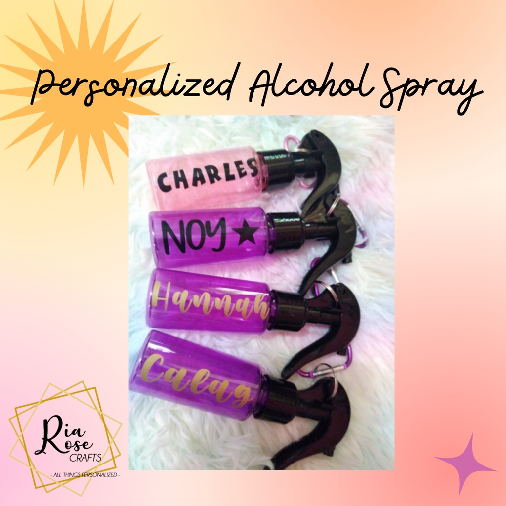 Personalized Alcohol Spray Trigger Spray Small Shopee Philippines 