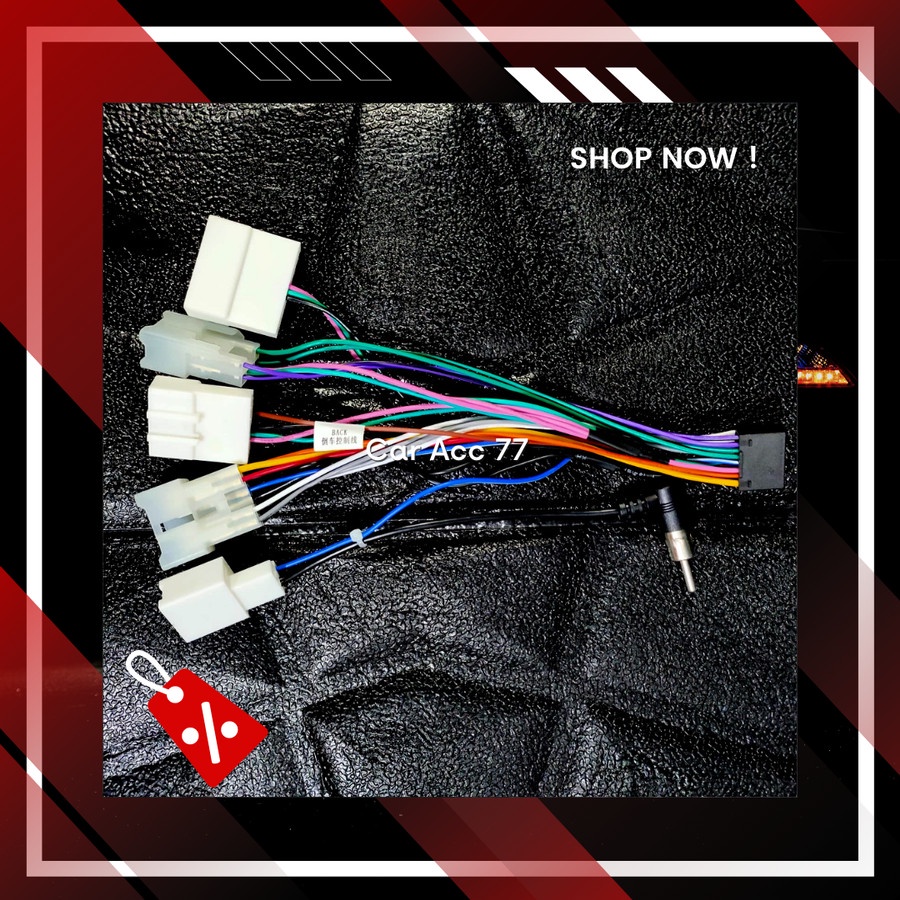Toyota Android Headunit Socket Cable+Remote Stir Radio Antenna Socket ...