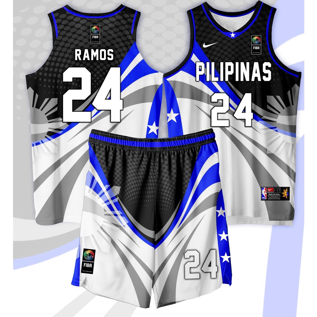 LATEST PILIPINAS 05 RAMOS BASKETBALL JERSEY FREE CUSTOMIZE NAME&NUMBER ...