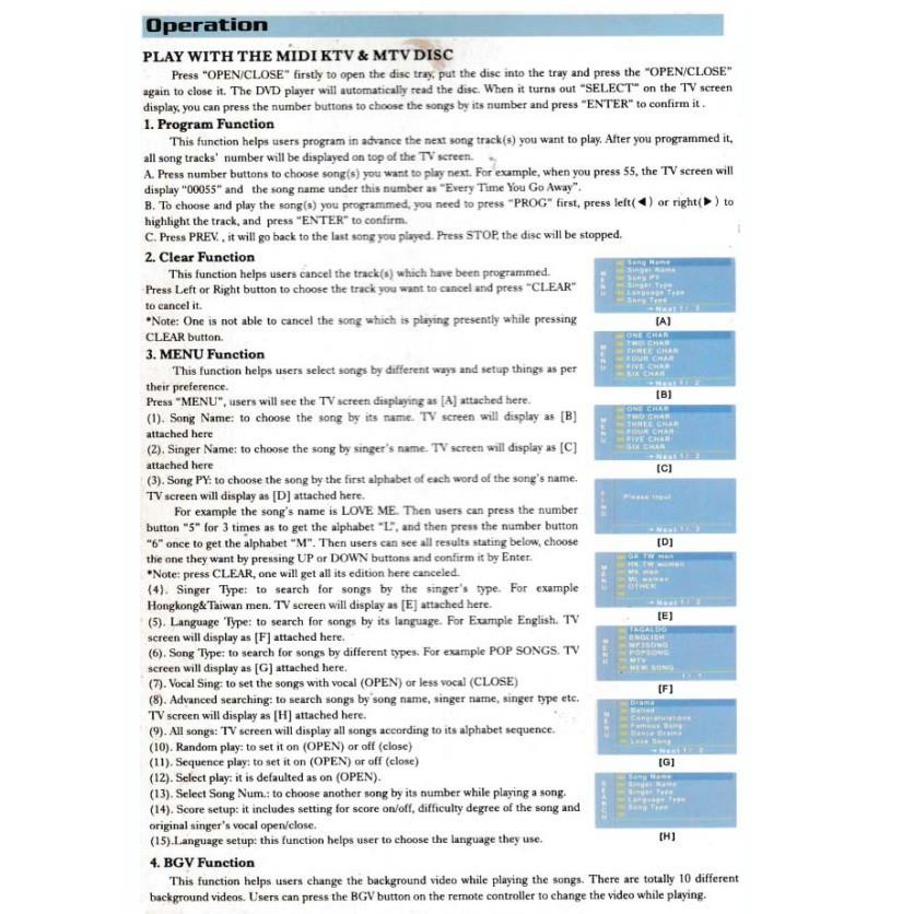 Audio MIDI Karaoke CD DVD with Complete Songbook 8000+ Songs Platinum