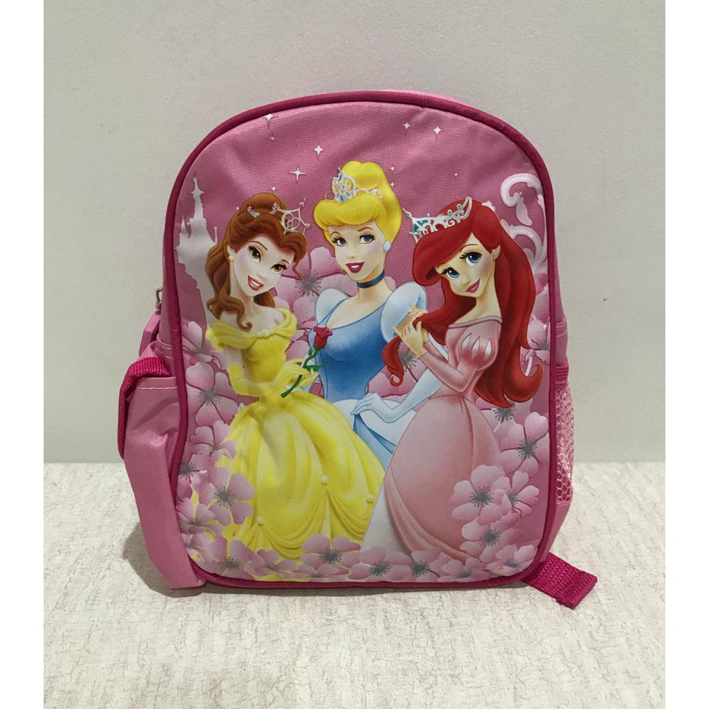ORIGINAL DISNEY PRINCESS BACKPACK PINK (20x9x25cm) (LxWxH) | Shopee ...