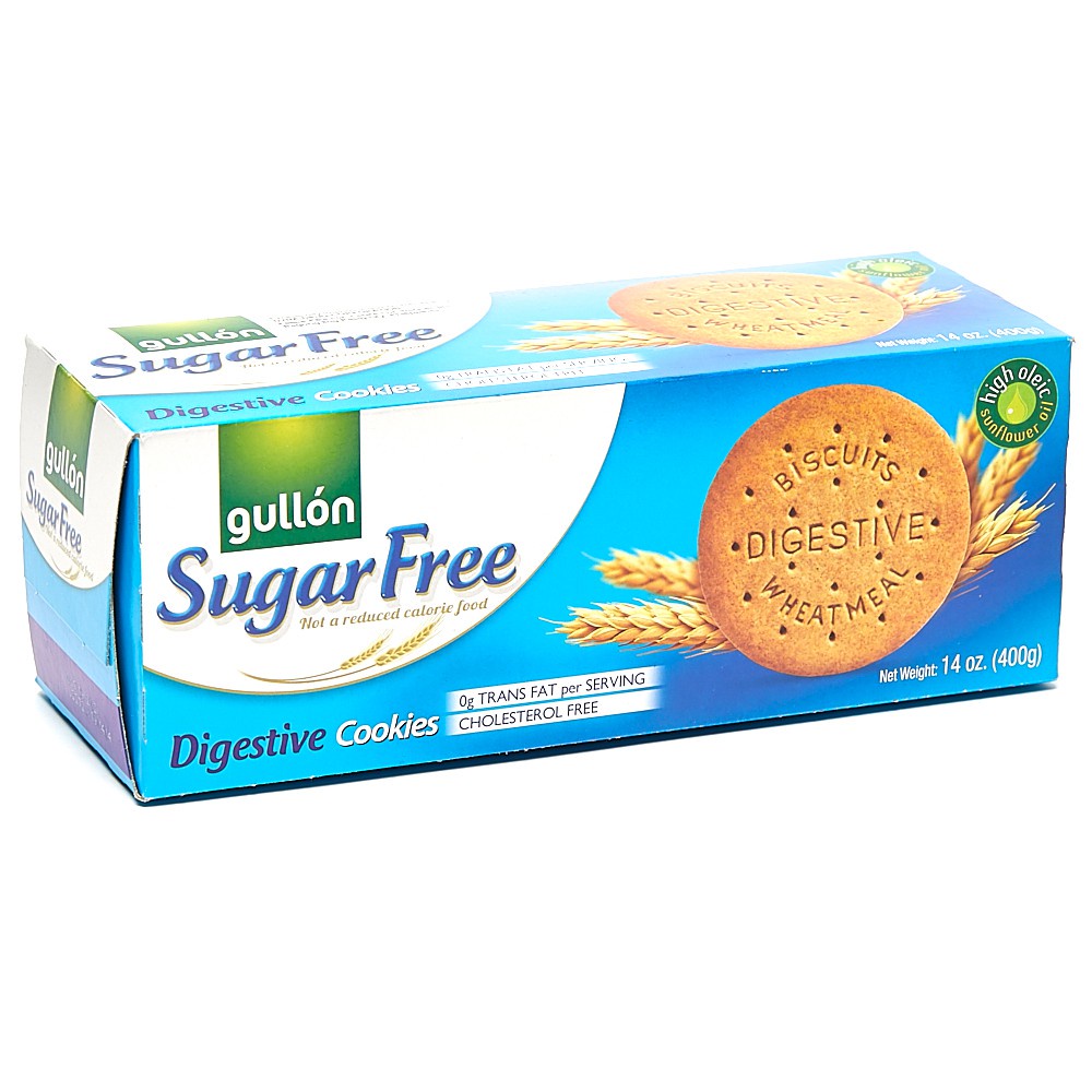 Gullon Sugar Free Digestive Cookies - Wheat Meal Cookies - (400g ...