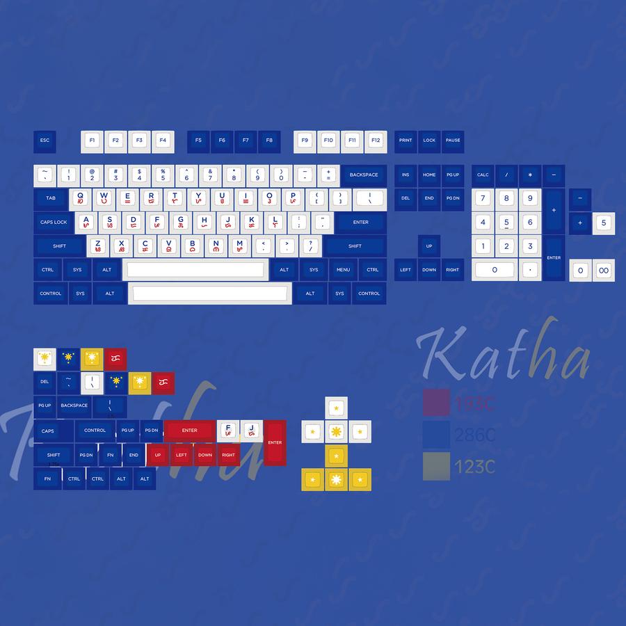 Kbdfans Kat Keycaps Set Yn1na 