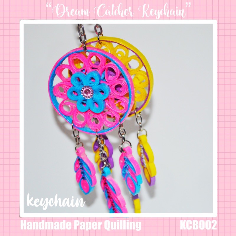 Paper quilling key on sale chain