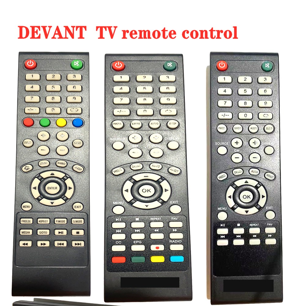 Original For DEVANT LCD LED TV Player Television Remote Control TV Shopee Philippines