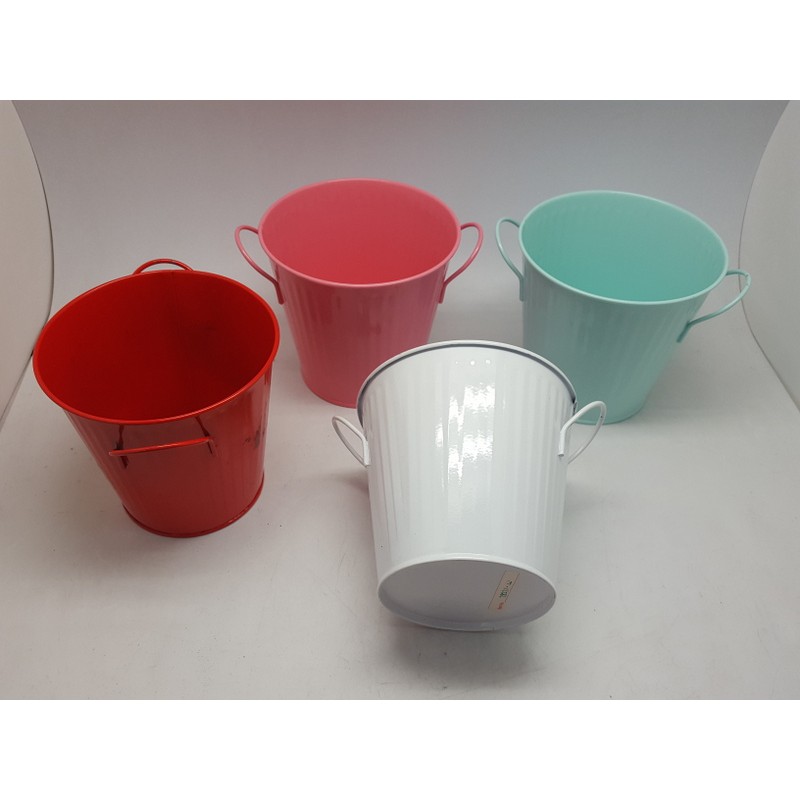 [uniquenovelties] COLORED METAL PAIL ASSORTED SMALL | Shopee Philippines