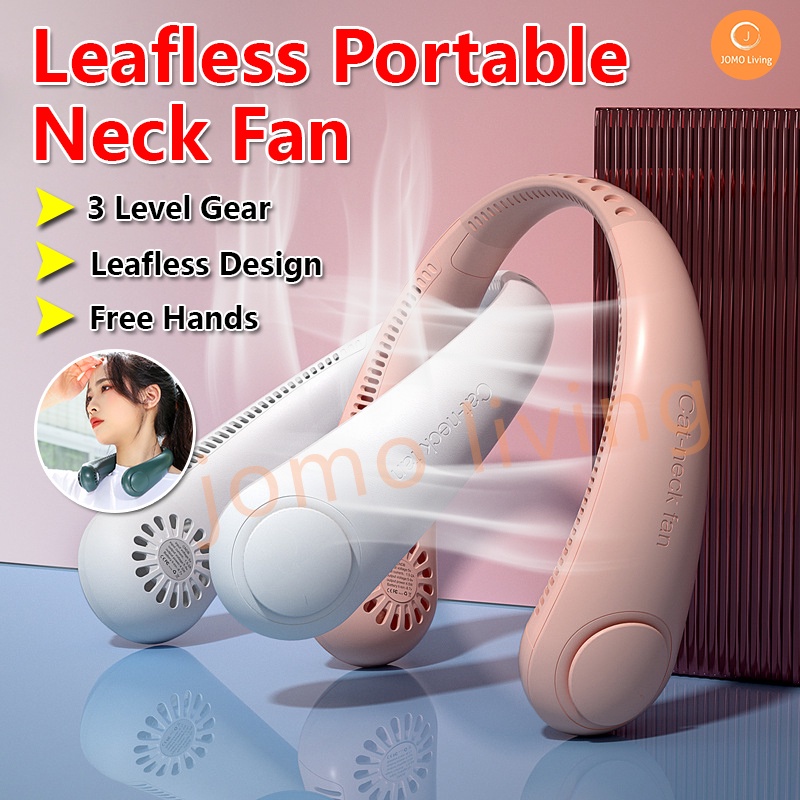 Usb Rechargeable Mini Portable Neck Fan Bladeless Mute Sports Fans For