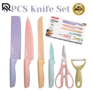 Everrich Knife Set Pastel knife set 6 - Luxe Easy Shopping