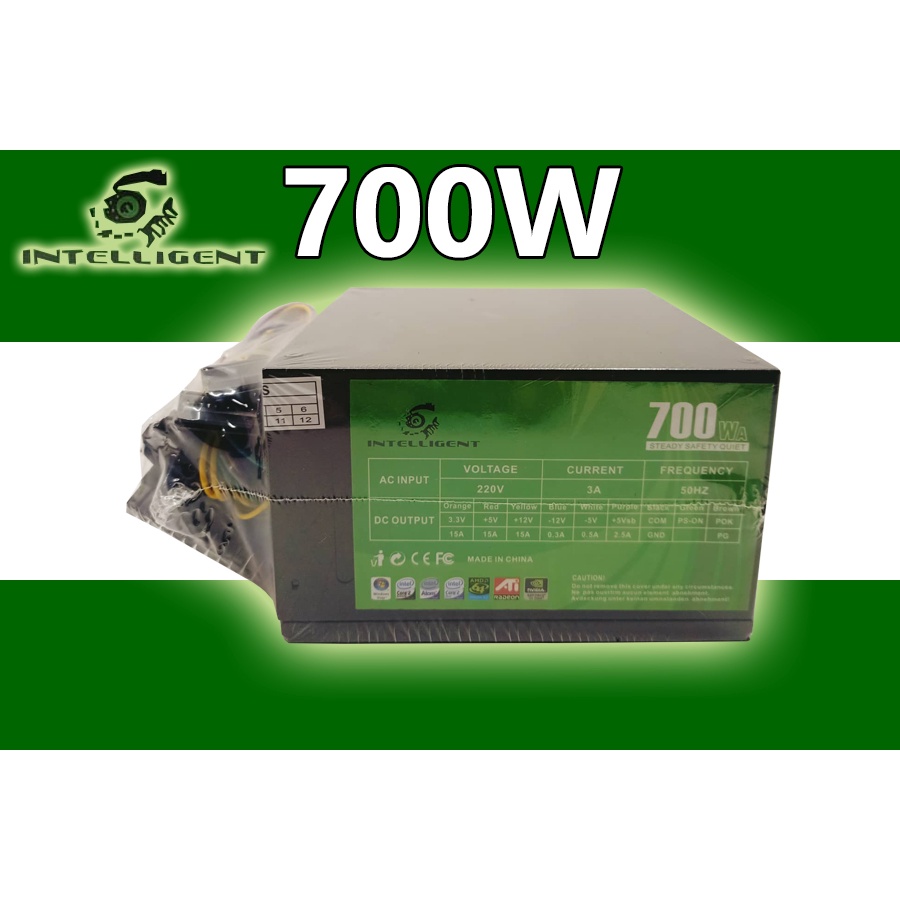 700W Intelligent Power Supply24pincs+4pins PC Power Supply Shopee