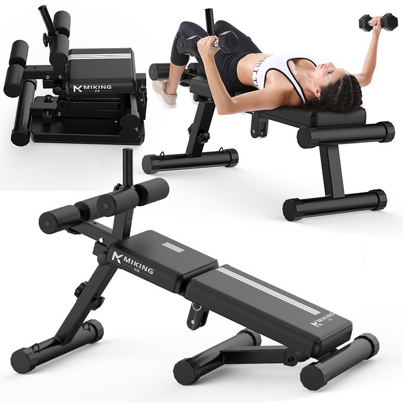 Portable Sit Up Bench Multi Function Gym Folding Abdominal Household Shopee Philippines