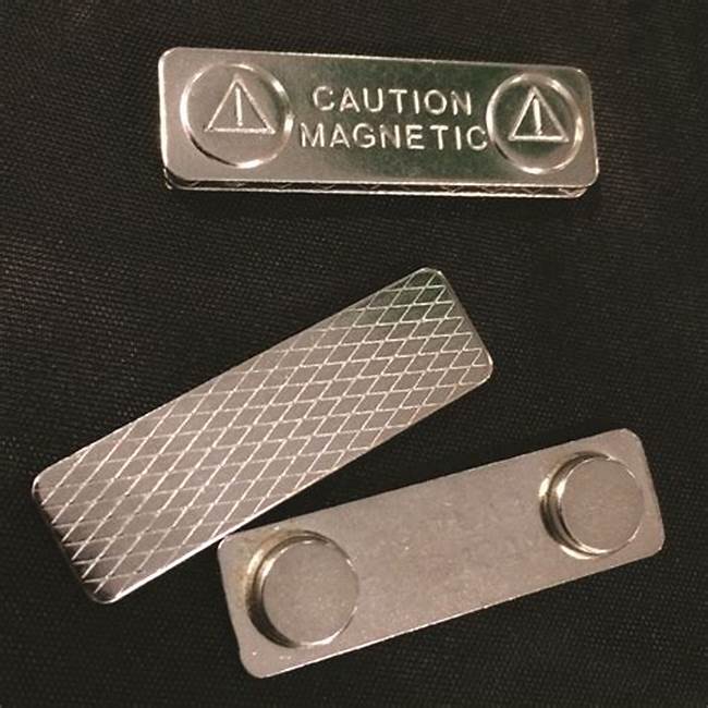 (10PCS)NAME PLATE MAGNETIC BADGE Magnetic Badge Nameplate with Adhesive ...