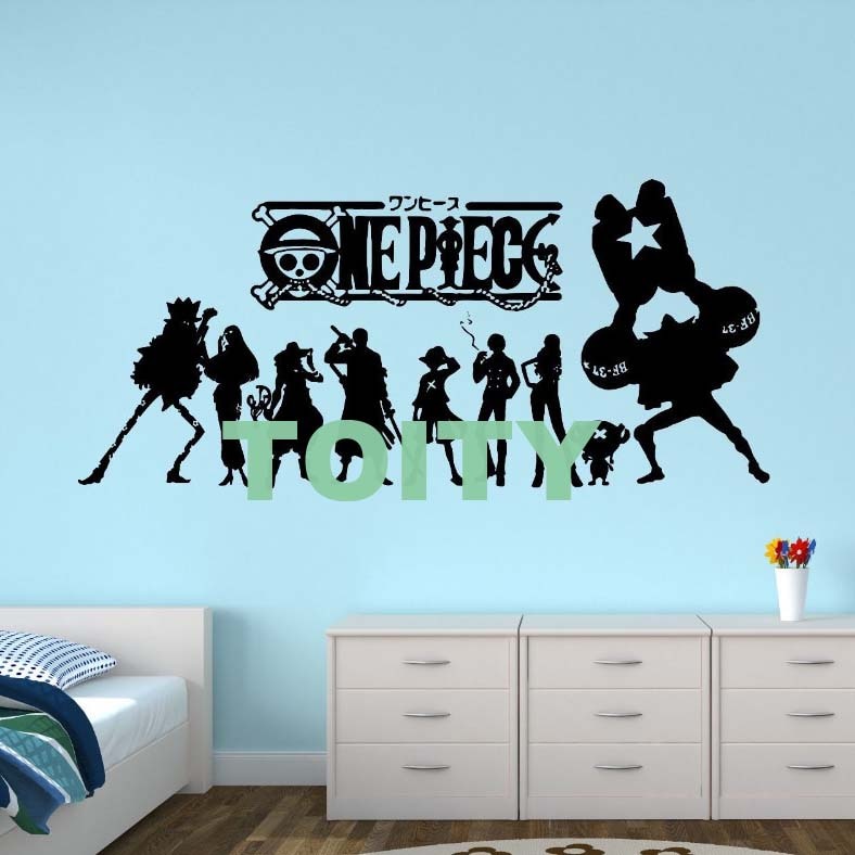 29 Designs ONE PIECE JAPAN ANIME Cool Art Wall Decals Luffy Zoro Nami