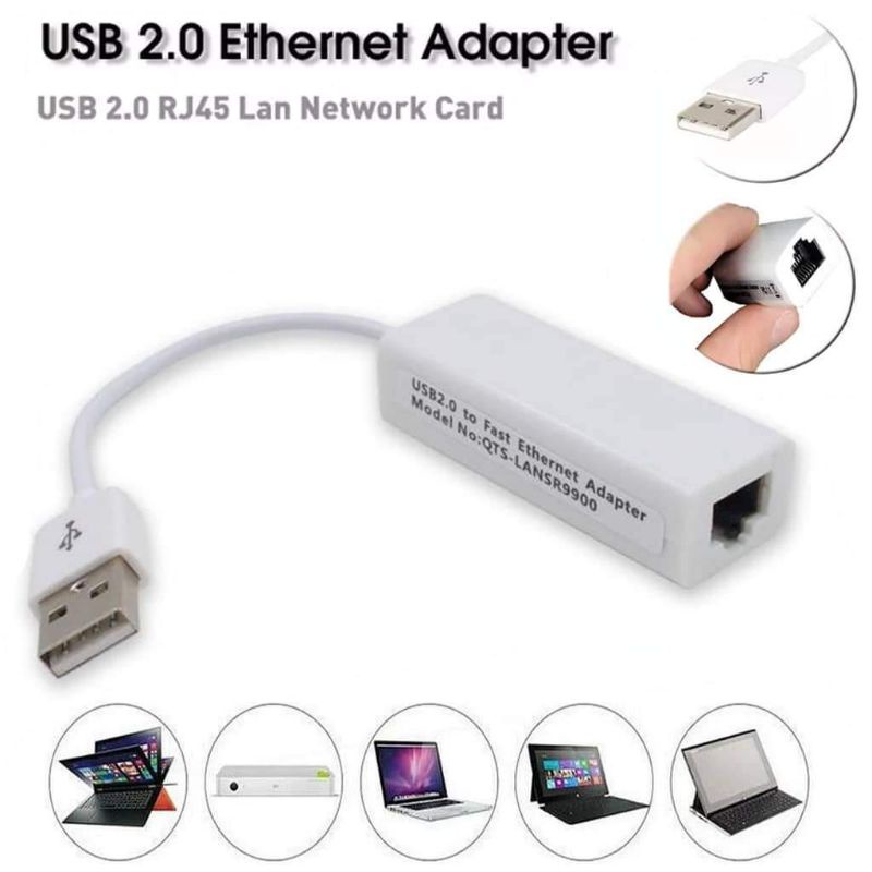 Usb 20 Ethernet Adapter Laptop To Lan Cable Shopee Philippines 5287