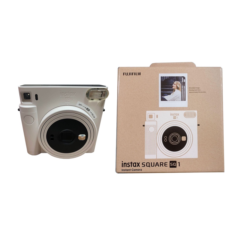 Fujifilm Instax Square SQ1 Instant Film Camera - Chalk White | Shopee ...