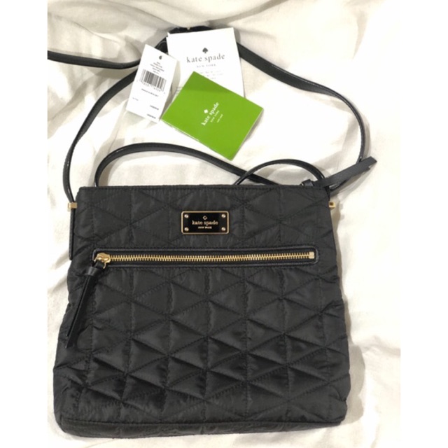 Authentic Kate Spade dessi nylon quilted crossbody bag